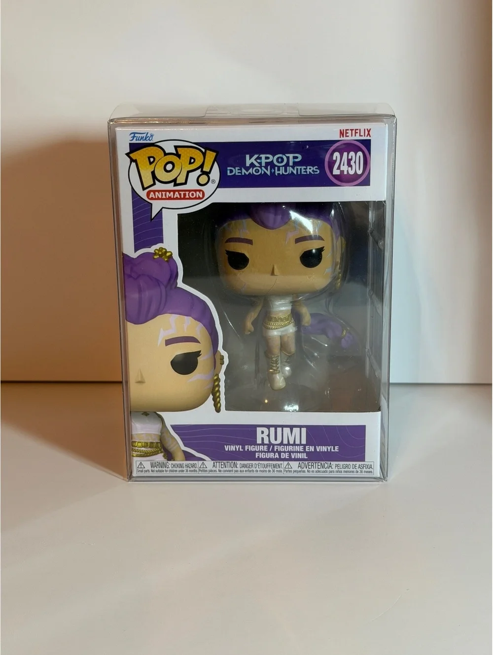 Funko Pop! Kpop Demon Hunter Rumi #2430 with protector